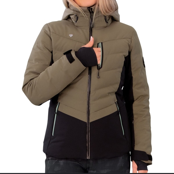 Obermeyer Cosima Down Jacket Womens Size 8 - Picture 1 of 7